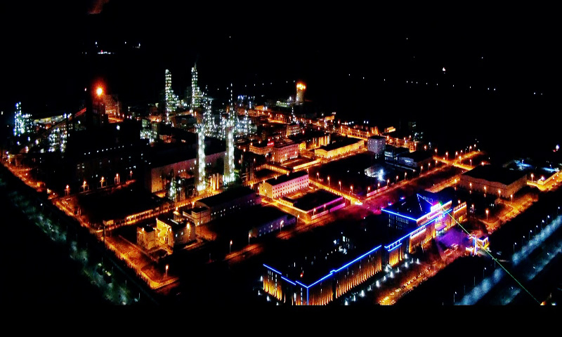 圖為項目夜景。