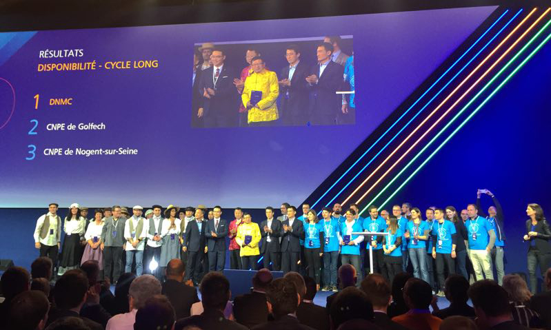 法國當地時間3月28日，在巴黎舉行的法國電力公司（EDF）2017年度國際同類型機組安全業績挑戰賽頒獎儀式上，中國廣核集團旗下的大亞灣核電運營管理有限責任公司榮獲“核安全/自動停堆”和“能力因子”兩項第一名，至此，大亞灣核電公司在該挑戰賽中已累計獲得38項次第一名。