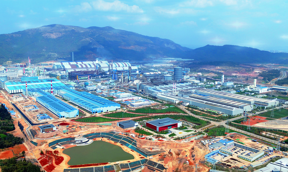 圖為昆鋼新區遠景。