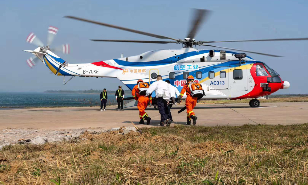 本次演練設置“航空滅火、航空救援、航空醫療、應急通信”四大應急救援場景，集結航空工業自主創新研制的AG600M大型水陸兩棲飛機，“新舟”60固定翼飛機，AC313、AC312、AC311A直升機，“翼龍”-1E無人機，AR-500無人直升機共7型8架裝備執行了“災情偵察、態勢監控、中繼通信、精準滅火、快速投送、醫療救護、絞車救援、效能評估”等演練科目，是國內最大規模的多機種航空應急救援綜合實戰演練。