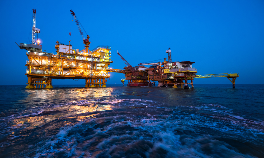 生產運營中的錦州9-3油田。