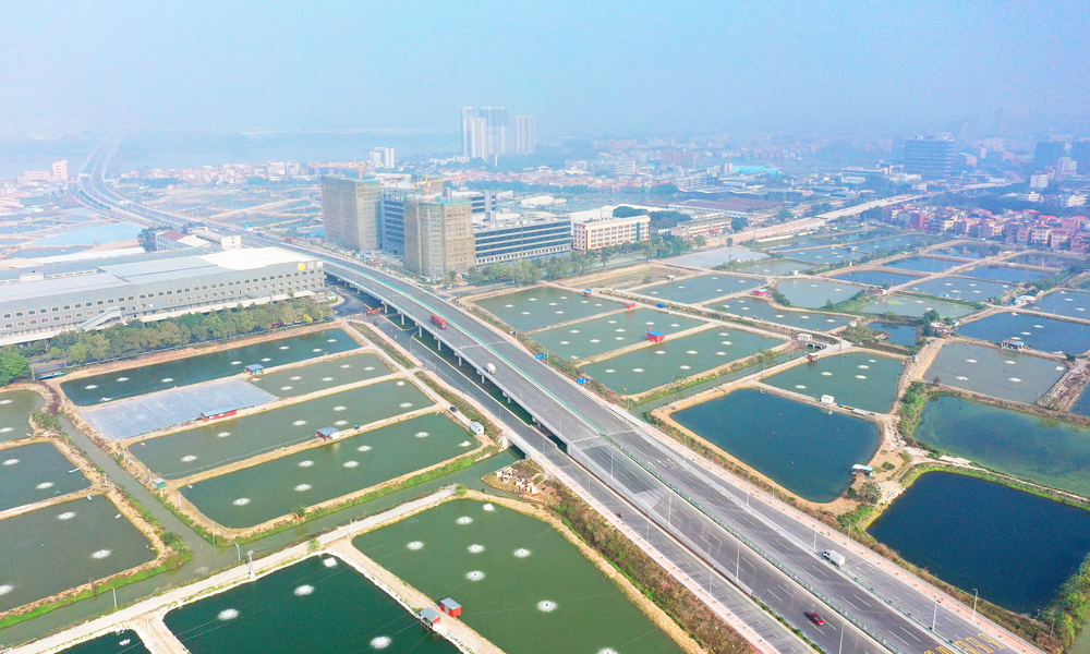 近日，中鐵大橋局參建的廣東佛山市龍翔大橋及引道工程正式通車。該工程西連佛山市高明區，北接西樵鎮，是禪城、南海、高明、三水四區之間環形快速通道的重點連接線，也是佛山市推動粵港澳大灣區建設交通先行的重要項目。中鐵大橋局承建的二標段包括龍翔大橋主線7.766公里及佛山一環輔道約7.6公里。