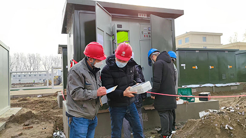 奮戰在抗疫保電一線